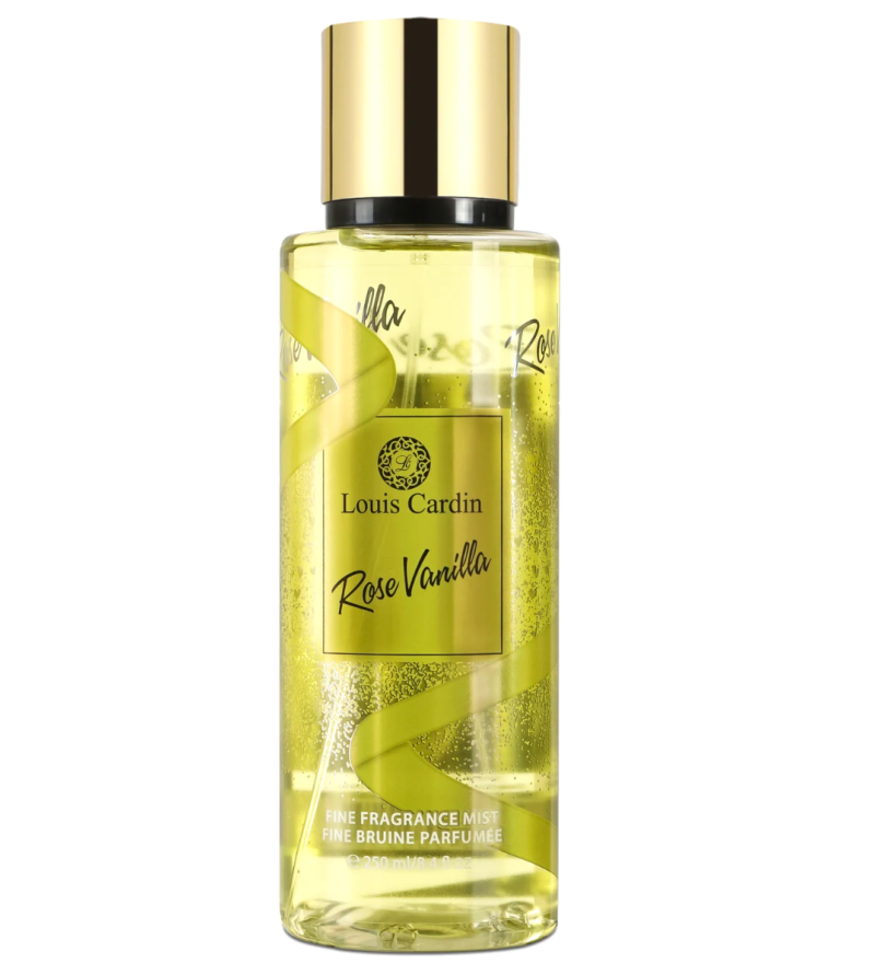Louis Cardin Rose Vanilla Body Mist 250 ml / 280 g