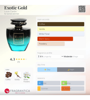 Louis Cardin Exotic Gold Oriental