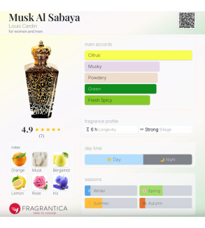 Louis Cardin Musk Al Sabaya Oriental