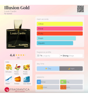 Louis Cardin Illusion Gold