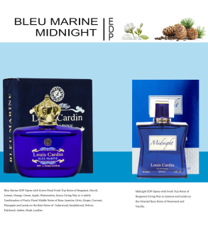 Louis Cardin Bleu Marine Homme